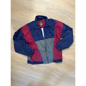 USA Olympic Vintage Windbreaker Jacket JCPENNEY BLUE Green White 90s Size Large